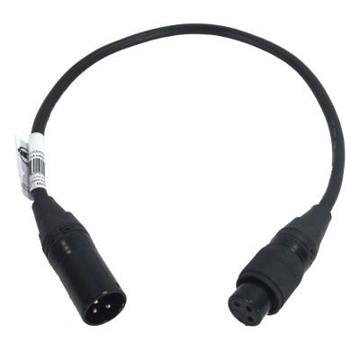 3 pin DMX IP extension cable 0,5m for 7PZ IP